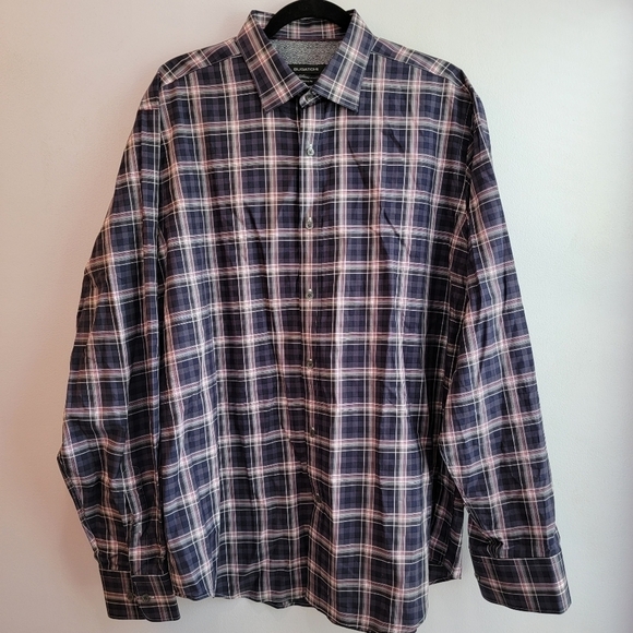 Bugatchi  Classic Fit Button Down Collar Shirt - Picture 1 of 6